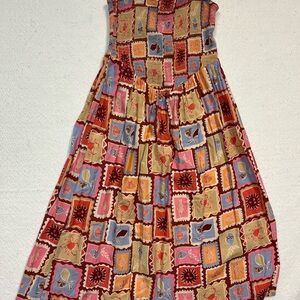 Patrons of Peace Smock Maxi Dress